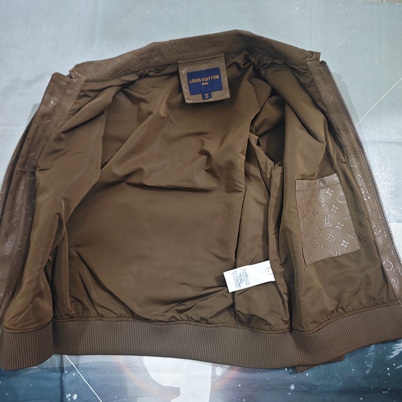 Louis Vuitton Brown Leather Flight Jacket - Picture 7 of 11